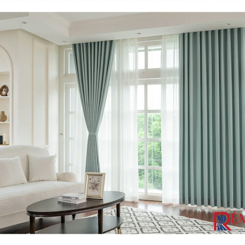 Rèm Vải Màu Sữa Soda