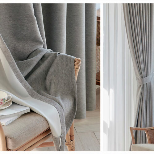 Rèm Vải Màu Xám Ấm Warm Gray 01