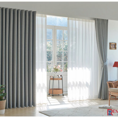 Rèm Vải Màu Xám Ấm Warm Gray 04