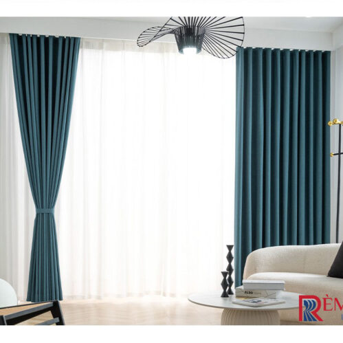 Rèm Vải Màu Xanh Đậm Royal Blue