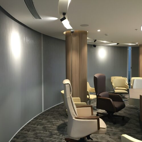 Vách ngăn tổ ong nhập khẩu Á Châu kéo 1 bên