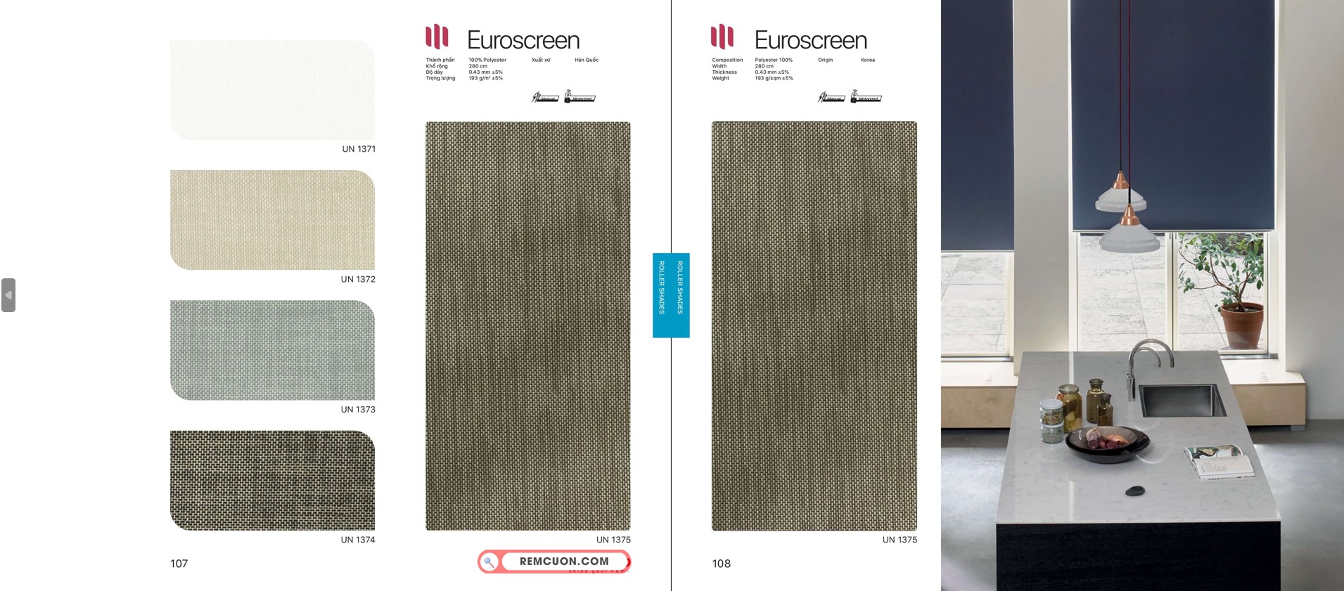 Rèm Cuốn Modero Euroscreen