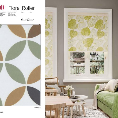 Rèm Cuốn Modero Floral Roller