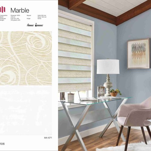 Rèm Cầu Vồng Modero Marble