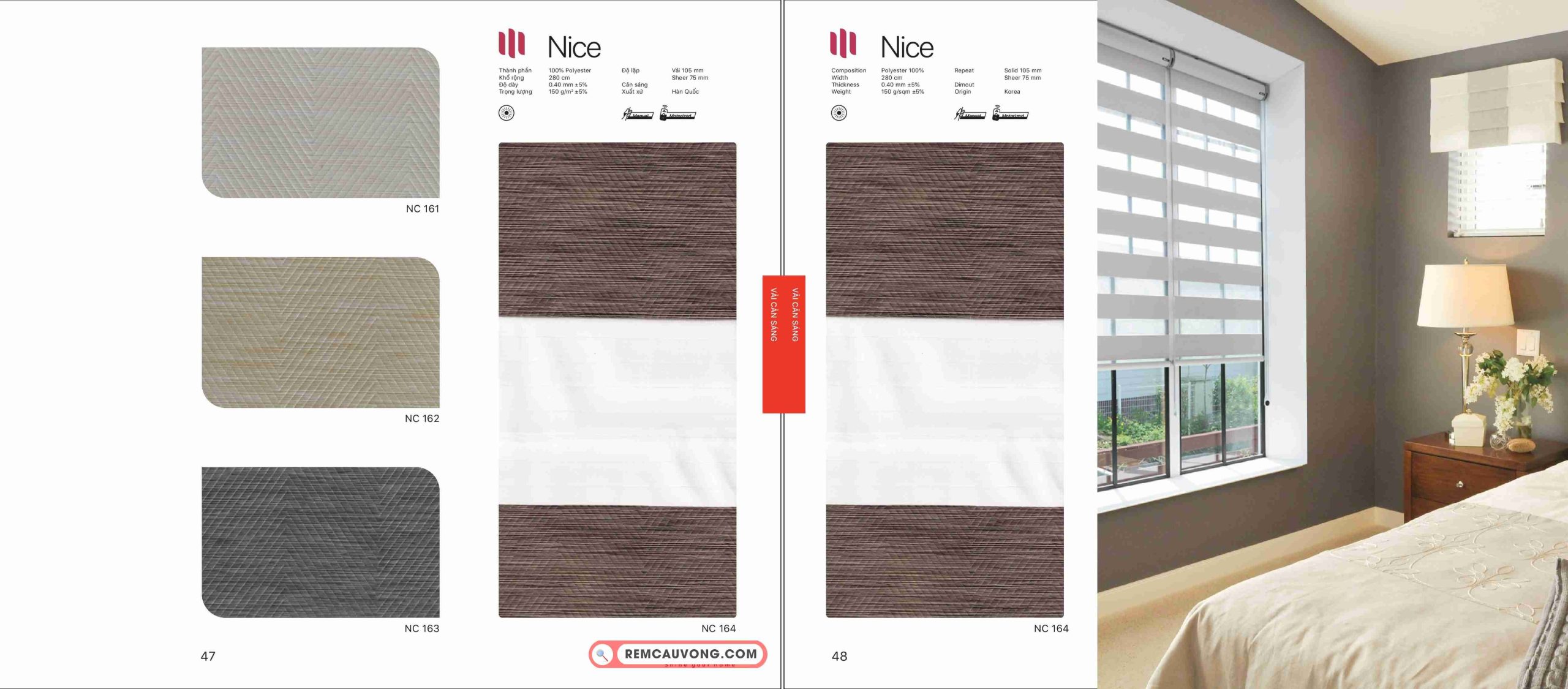 Rèm Cầu Vồng Modero Nice